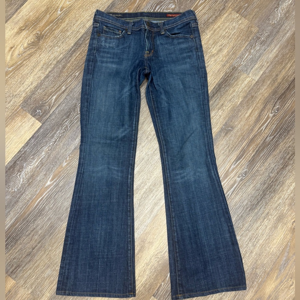 Citizens of Humanity Ingrid Low-Rise Flare Womens Denim Jeans indigo Sz 27